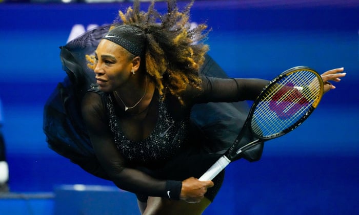 Serena Williams shows off her power.