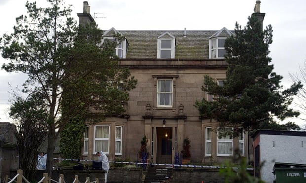 The home of bank manager Alistair Wilson, in Nairn.