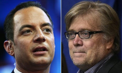 Reince Priebus and Stephen Bannon