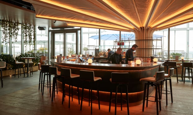 The bar at 20 Stories: ‘Makes you feel as if you’re drinking chablis on the Death Star.’