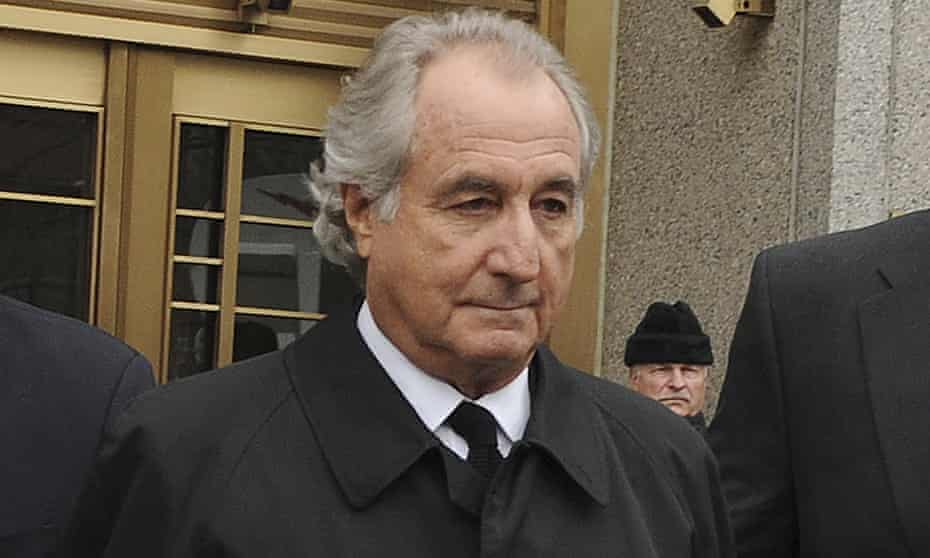 Bernie Madoff leaves Manhattan federal court in March 2009.
