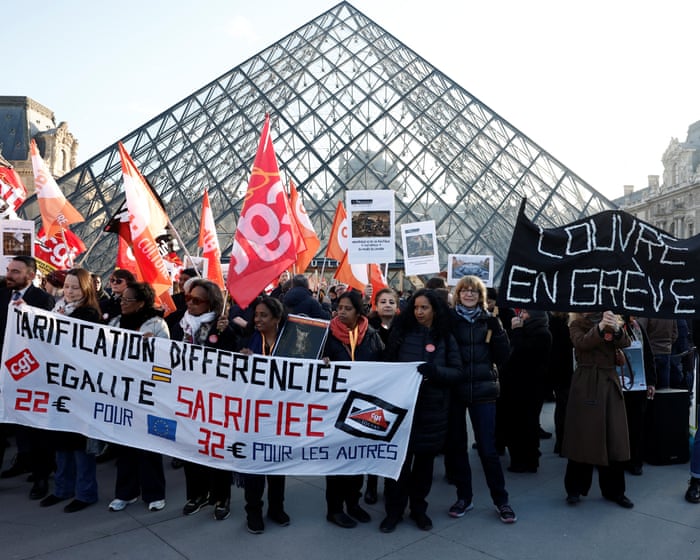 ‘The last bastion before collapse’ – Louvre museum closed as workers begin strike