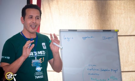 Jamel Jrijer, a marine program manager with the World Wide Fund for Nature (WWF).