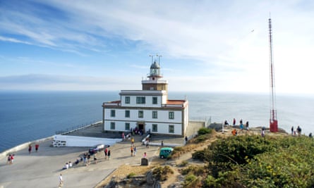 The lighthouse at Cape Finisterre.