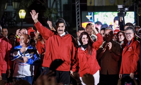President Maduro and his wife, Cilia Flores  celebrate  'election’ for his new constituent assembly.