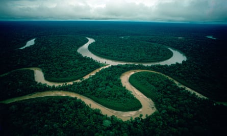 Rio Manu, home to arguably the highest concentration of biodiversity on Earth, in southeastern Peru.