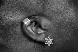 Ajamu X, Ear, 1999,“Whilst one book cannot address the complexity of a community which experiences double exclusion under dominant hegemony, in my own way it will go towards amplifying the absences, silences and omissions within the British photographic canon.”