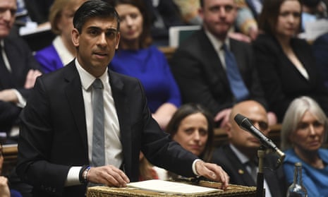 Chancellor of the Exchequer Rishi Sunak delivering his Spring Statement in the House of Commons.