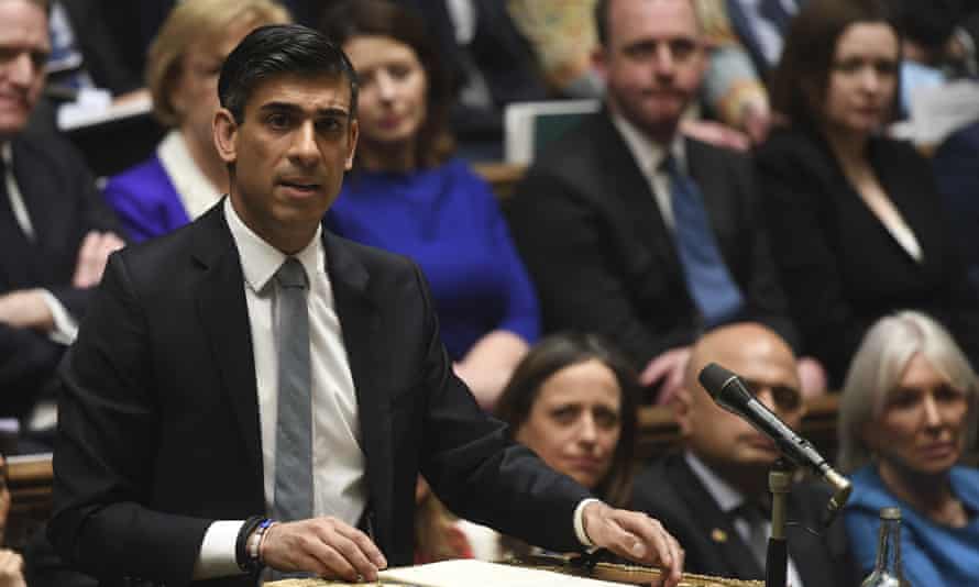After partygate: Tory government goes from crisis to crisis | Conservatives 1 Rishi Sunak delivering his Spring Statement