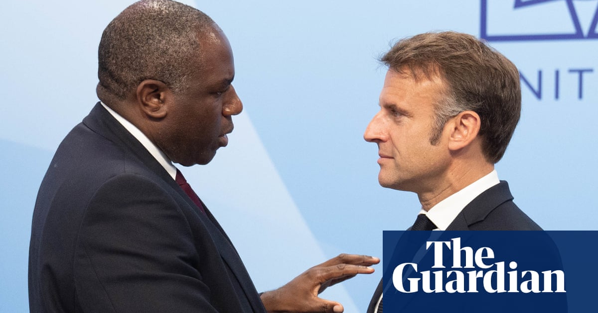 Lammy confirms UK and France in talks over Palestine recognition