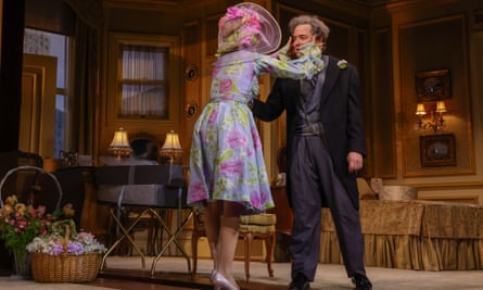 Sarah Jessica Parker and Matthew Broderick in Plaza Suite at The Savoy theatre.