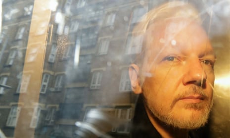Julian Assange pictured in May 2019.