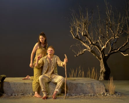Zara Devlin and Frank Blake in The God and His Daughter.