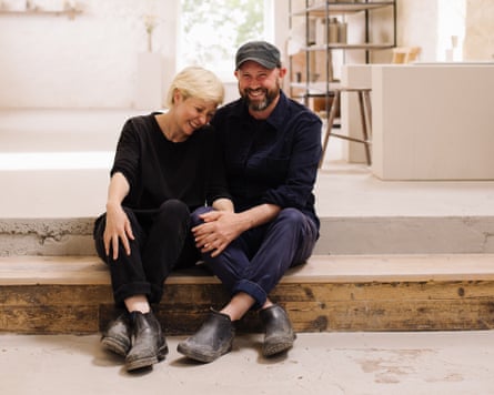 Cracking up: potters Jono Smart and Emily Stevens in their studio