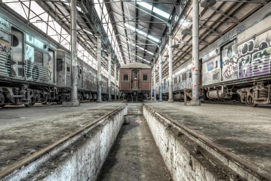 The Eveleigh paint shop