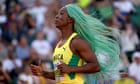Shelly-Ann Fraser-Pryce fixes wig mid-race but still qualifies at world titles