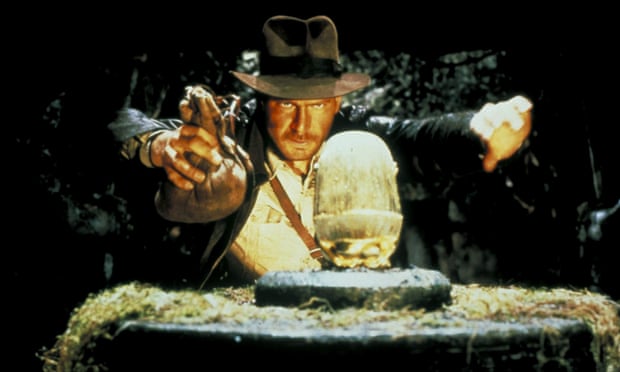 Harrison Ford in Indiana Jones and Raiders of the Lost Ark.