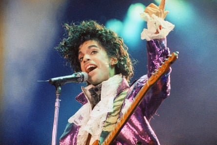Prince on stage in 1985.