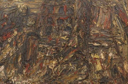 Shell Building Site, 1962, oil on board.