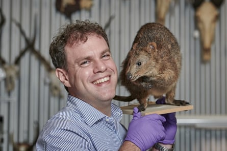 Dr Kenny Travouillon, Curator of Mammalogy, at the Western Australian Museum.