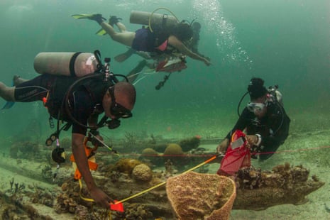 The Black divers excavating slave shipwrecks: 'I'm telling my ancestors: I'm with you' | US news | The Guardian
