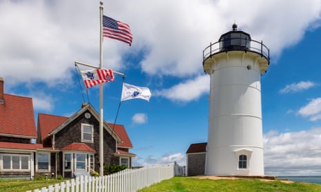 Nobska Point Lighthouse, Cape Cod, Massachusetts.