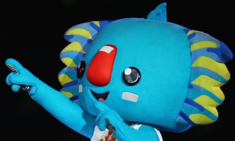 Commonwealth Games mascot Borobi - who went missing during the opening ceremony