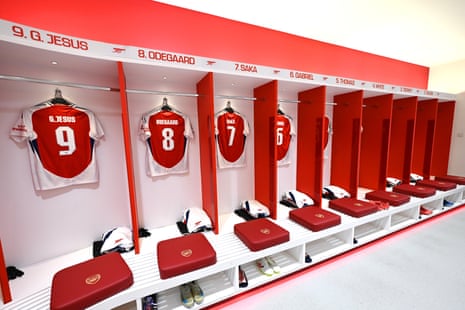 Arsenal's dressing-room
