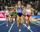Georgia Hunter-Bell wins gold in women's 1500m at world championships