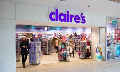 Claire's: tween jewelry and ear piercing retailer files bankruptcy | Retail industry | The Guardian
