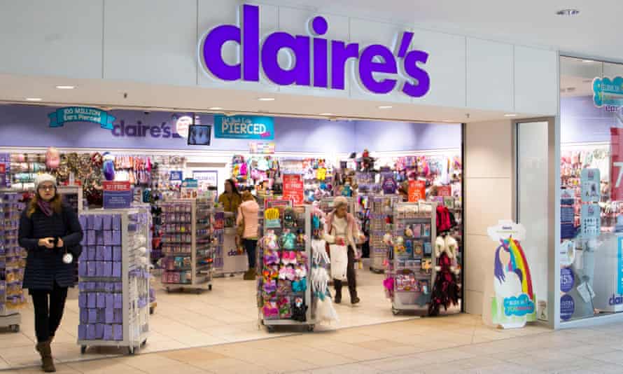 Claire’s Accessories store in the Trinity Shopping in Leeds