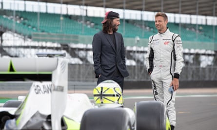 Keanu Reeves and Jenson Button.