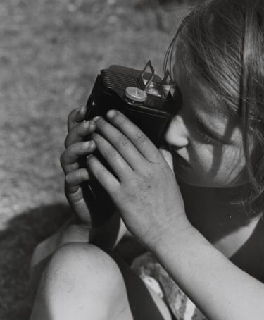 Lucia Moholy, Girl With Camera Taking Photographs (Lucia, daughter of Yella and Hans Curjel), c 1929