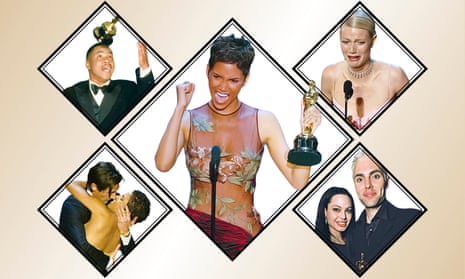 Cuba Gooding Jr; Halle Berry; Gwyneth Paltrow; Angelina Jolie and James Haven; Adrien Brody and Halle Berry