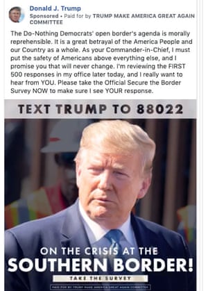 A Trump campaign ad from March 2020.