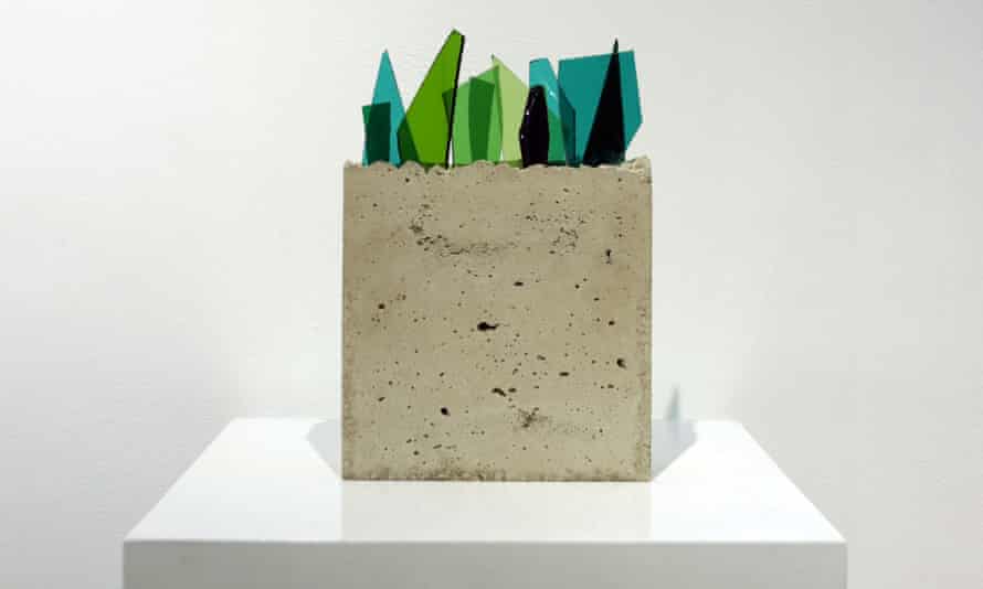 Shattered … a ‘concreto’ sculpture.