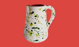 Casa Cubista terracotta handmade jug
