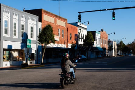 a person on a motorcycle