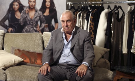 Philip Green inside the Topshop store on Oxford Street in London in 2012.
