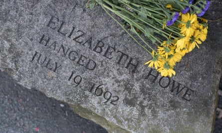 A part of the memorial to those hanged in Salem.