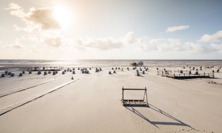 The huge sandy beach at Sankt Peter-Ording is said to be the widest in Europe.