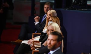 (From top) Eric Trump, Ivanka Trump, Melania Trump, Tiffany Trump and Donald Trump Jr