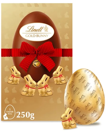 A Lindt Gold Bunny Easter egg.