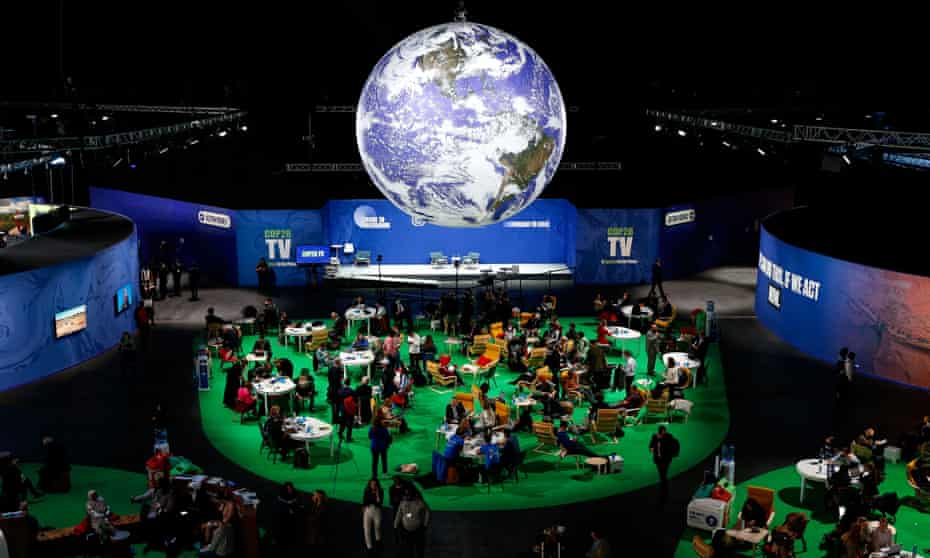 The climate action hub at Cop26 on Friday