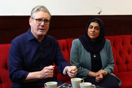 Jess Phillips has full confidence of PM, says minister, after grooming gang survivors say inquiry will fail if she stays 5 Keir Starmer with Shabana Mahmood, the home secretary, during a visit to Peacehaven Mosque in East Sussex this morning.