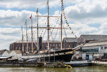 Safe harbour: Brunel’s great ship is now a museum docked in Bristol.