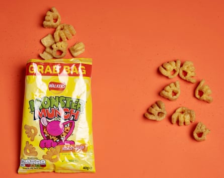 Monster Munch’s roast beef crisps.