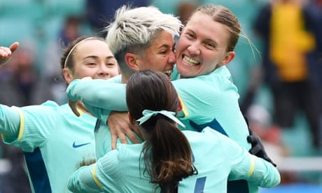 Matildas launch late triple-strike to sink Uzbekistan in Paris Olympics qualifier