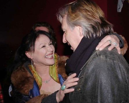 ‘He came to everything I ever did … with quite a lot of pithy notes after the shows’ … Frances Barber and Alan Rickman in 2004.