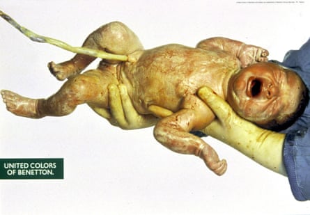 One of the most controversial images Toscani created for Benetton during his first stint as art director.